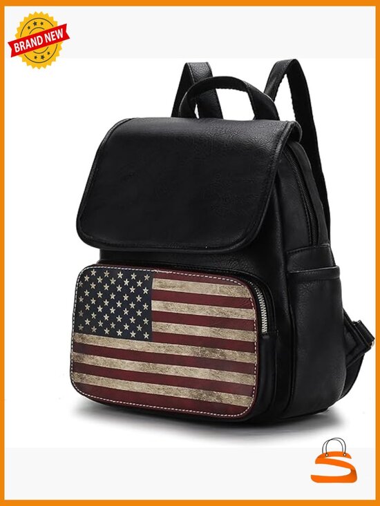 Vegan Leather Backpack Purse for Women Travel Daypack Fashion Top-Handle